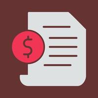 Invoice Vector Icon