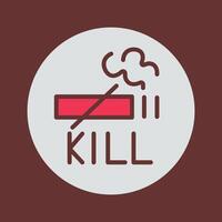 Smoking Kills Vector Icon