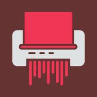 Paper Shredder Vector Icon