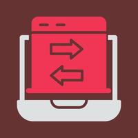 Data Transfer Vector Icon