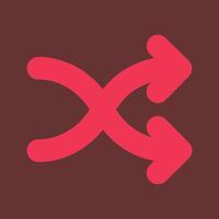 Arrow Crossing Vector Icon