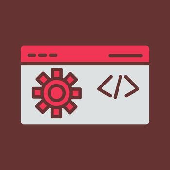 código mejoramiento vector icono
