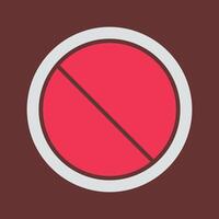 Prohibited Vector Icon