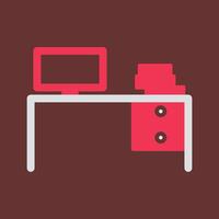 Study Desk II Vector Icon