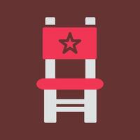 icono de vector de asiento