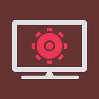 Computer Settings Vector Icon