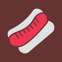 Hot Dog Vector Icon