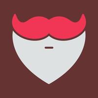 Beard and Moustache I Vector Icon