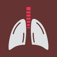 Lungs Vector Icon