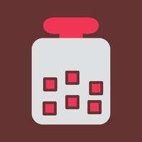 Sugar Bottle Vector Icon