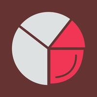 Pie Chart Analysis Vector Icon