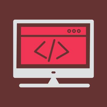 HTML Coding Vector Icon
