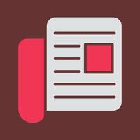 Newspaper Vector Icon