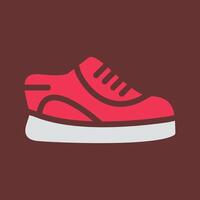 icono de vector de zapato