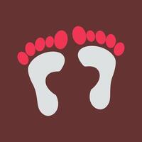 Foot X ray Vector Icon