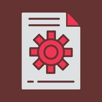 Content Management Vector Icon