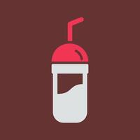 Chocolate Shake Vector Icon