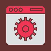 Website Settings Vector Icon