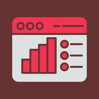 Web Analysis Vector Icon