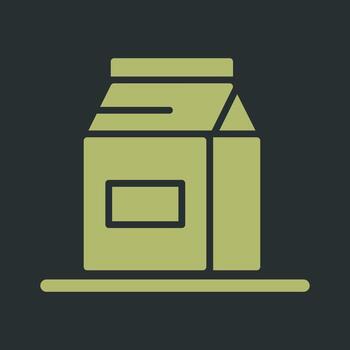 icono de vector de botella de leche