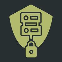 Secure Server Vector Icon