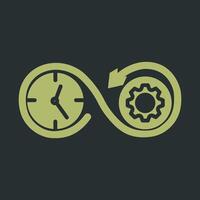 Time Optimization Vector Icon