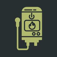 Tankless Water Heater Vector Icon