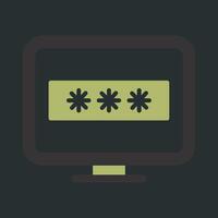 System Password Vector Icon