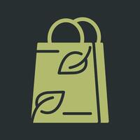 Ecology Bag Vector Icon