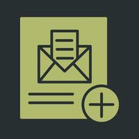 Add Mail Vector Icon