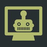 Artificial Bot Vector Icon