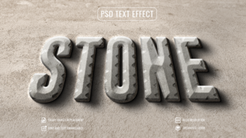 Beton Stein Text bewirken psd