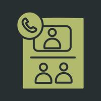 Conference Call Vector Icon