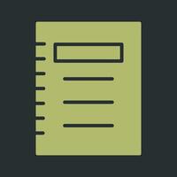 Notepad Vector Icon