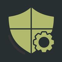 Shield Settings Vector Icon