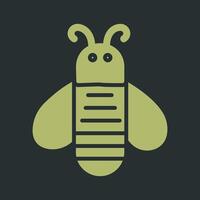 icono de vector de abeja