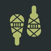 Snowshoes Vector Icon