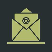 icono de vector de correo