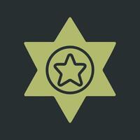 Sheriff Vector Icon