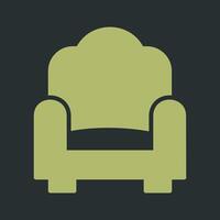 Single Sofa Vector Icon