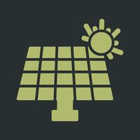 Solar Panel Vector Icon