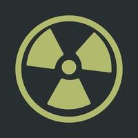 icono de vector nuclear