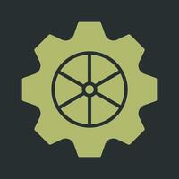 Wheel Vector Icon