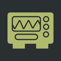 Oscilloscope Vector Icon