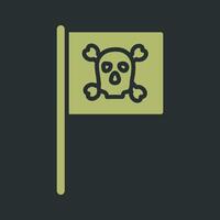 PIrate Flag I Vector Icon