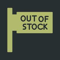 Out of Stock Vector Icon