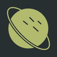 icono de vector de saturno