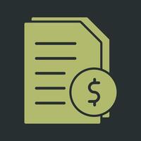 Invoices Vector Icon