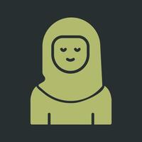 Islamic Woman Vector Icon