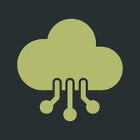 Cloud Computing Vector Icon